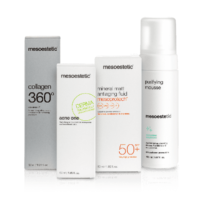 Mesoestetic Acne Management Skin Prep Kit ‣ The Look By Louise